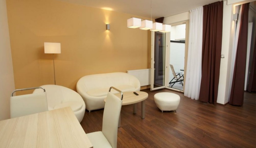 Residence U Černé věže České Budějovice - Dvoulůžkový apartmán s mezonetem a terasou